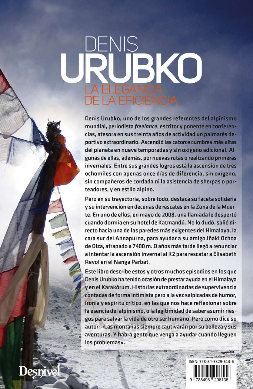 Denis Urubko. La elegancia de la eficiencia