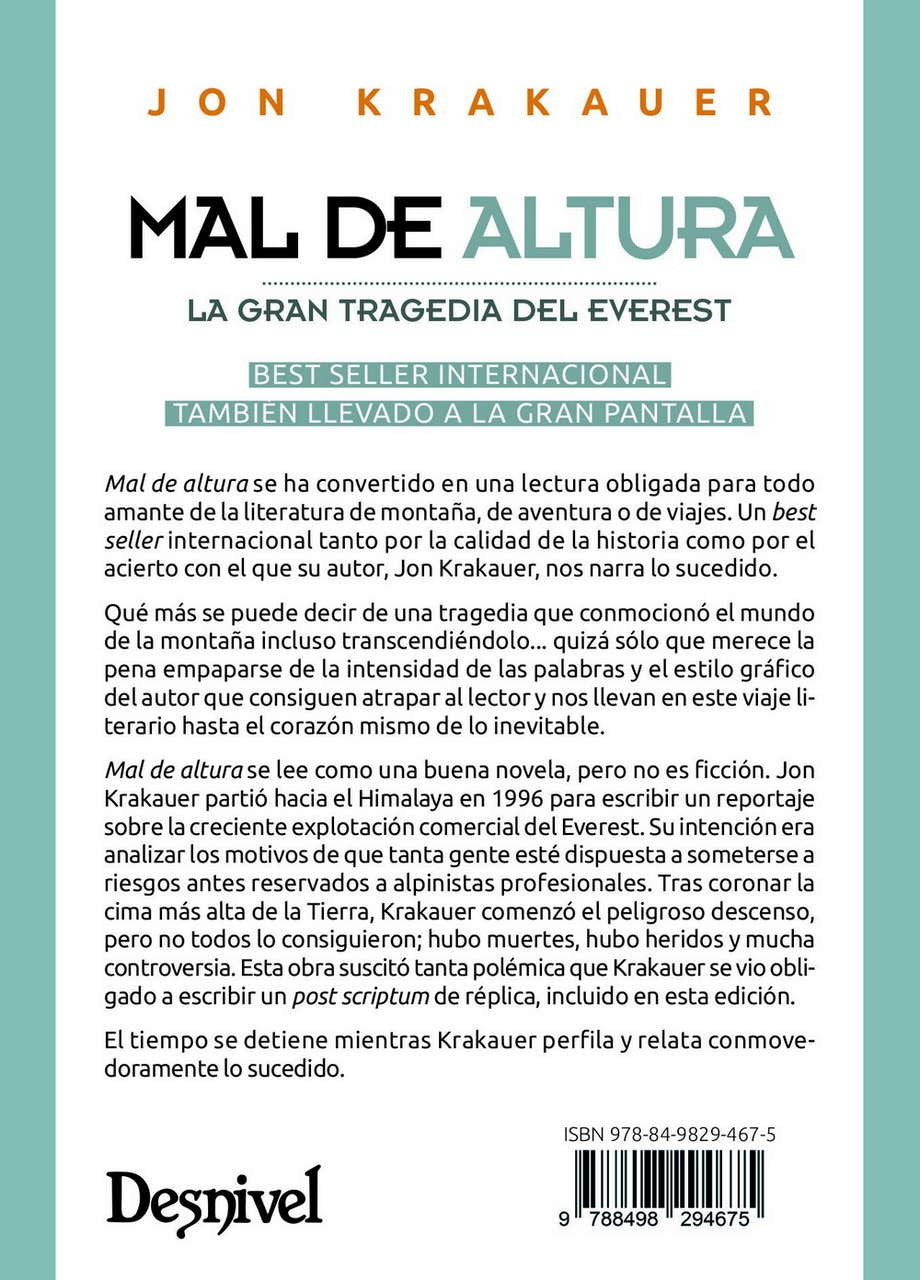 Mal de altura (edición de bolsillo)
