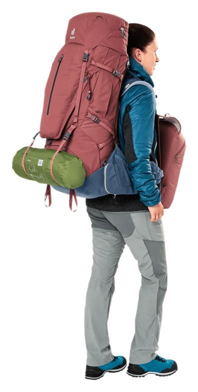 Mochila Aircontact X 60 + 15 SL redwood-ink – DEUTER