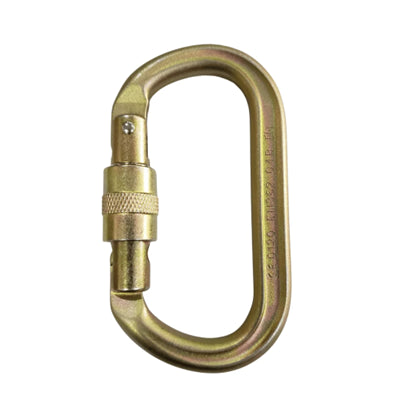 Mosquetón Acero Oval Rosca 40 kN KL321 – ISC