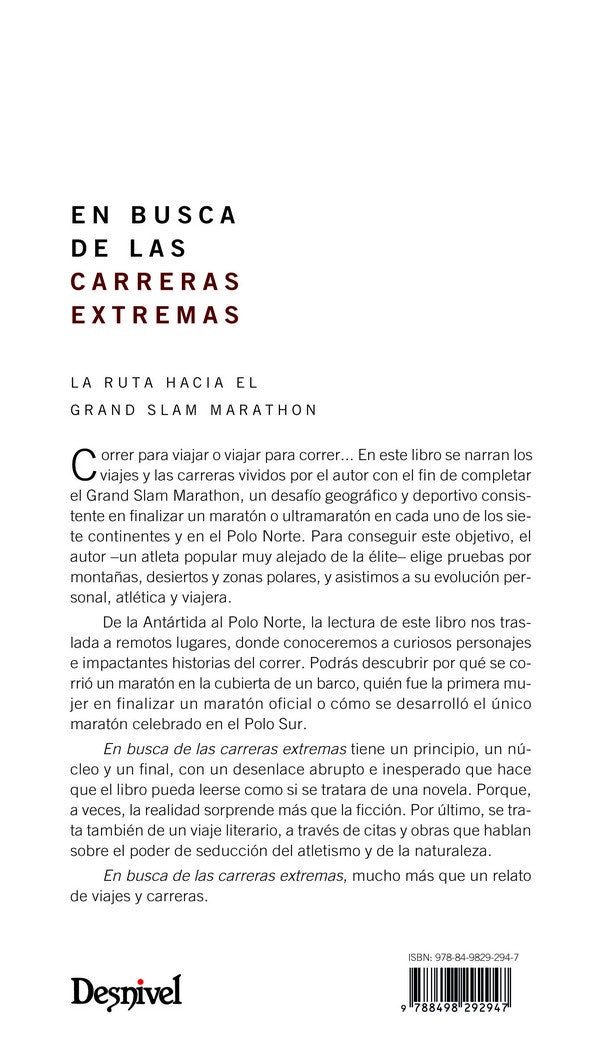 EN BUSCA DE LAS CARRERAS EXTREMAS