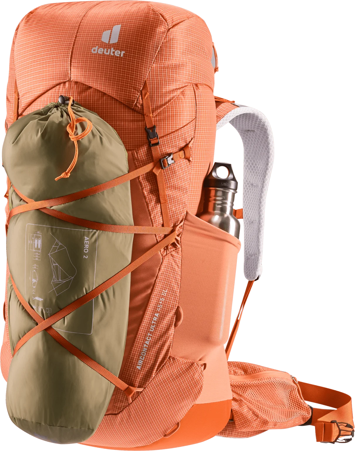 Mochila Aircontact Ultra 45 + 5 SL sienna-paprika – DEUTER