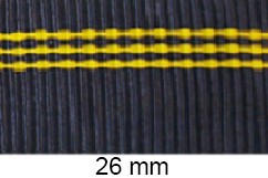 Cinta Tubular 26mm x Mt