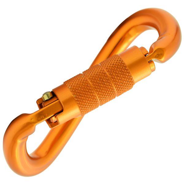Kong Ovalone DNA Alu Twist Lock - Naranja detalle