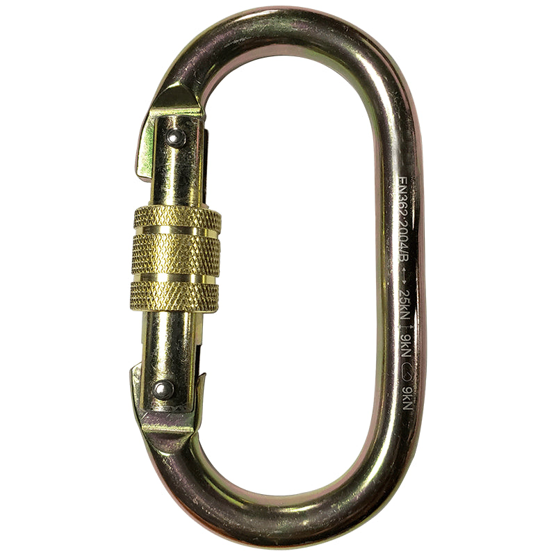 Mosquetón Oval Acero