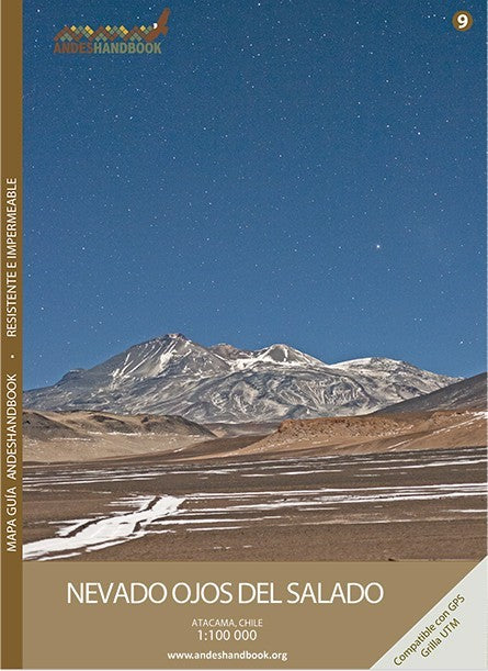 Mapa Guía Nevado Ojos del Salado