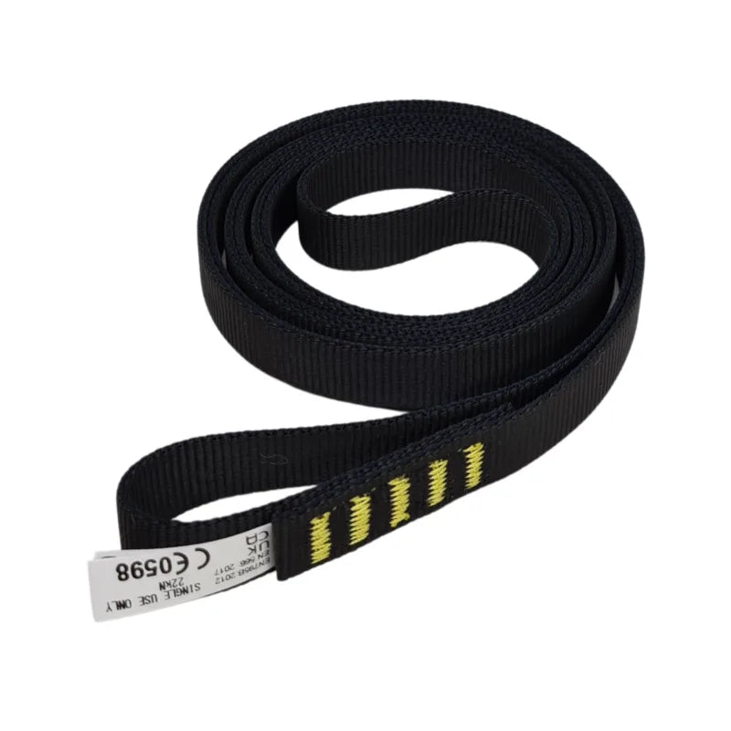 Anilla de Anclaje Plana Poliamida 150 cm x 18 mm 22kN black – Beal