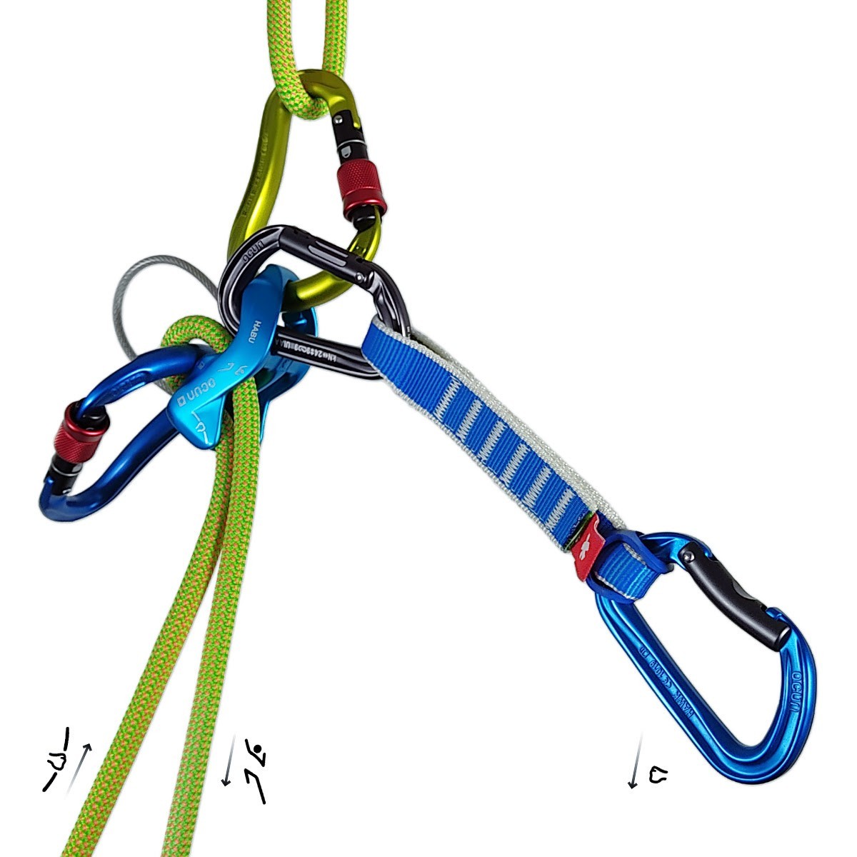 Asegurador de Escalada HABU OCUN