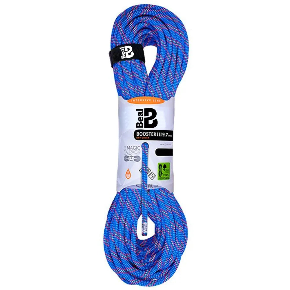 Cuerda Dinámica BOOSTER III 9.7 mm x 60 mts Dry Cover Blue – Beal