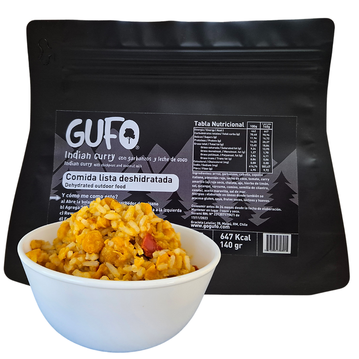 Comida Liofilizada Indian Curry