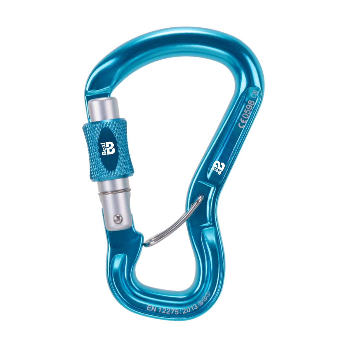 Mosquetón Aluminio HMS Rosca 25kN Antigiro Express Blue – Beal