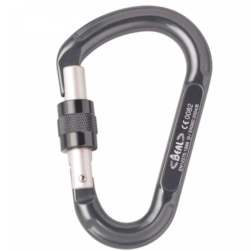 Mosquetón Aluminio HMS Rosca 26kN Be Lock – Beal