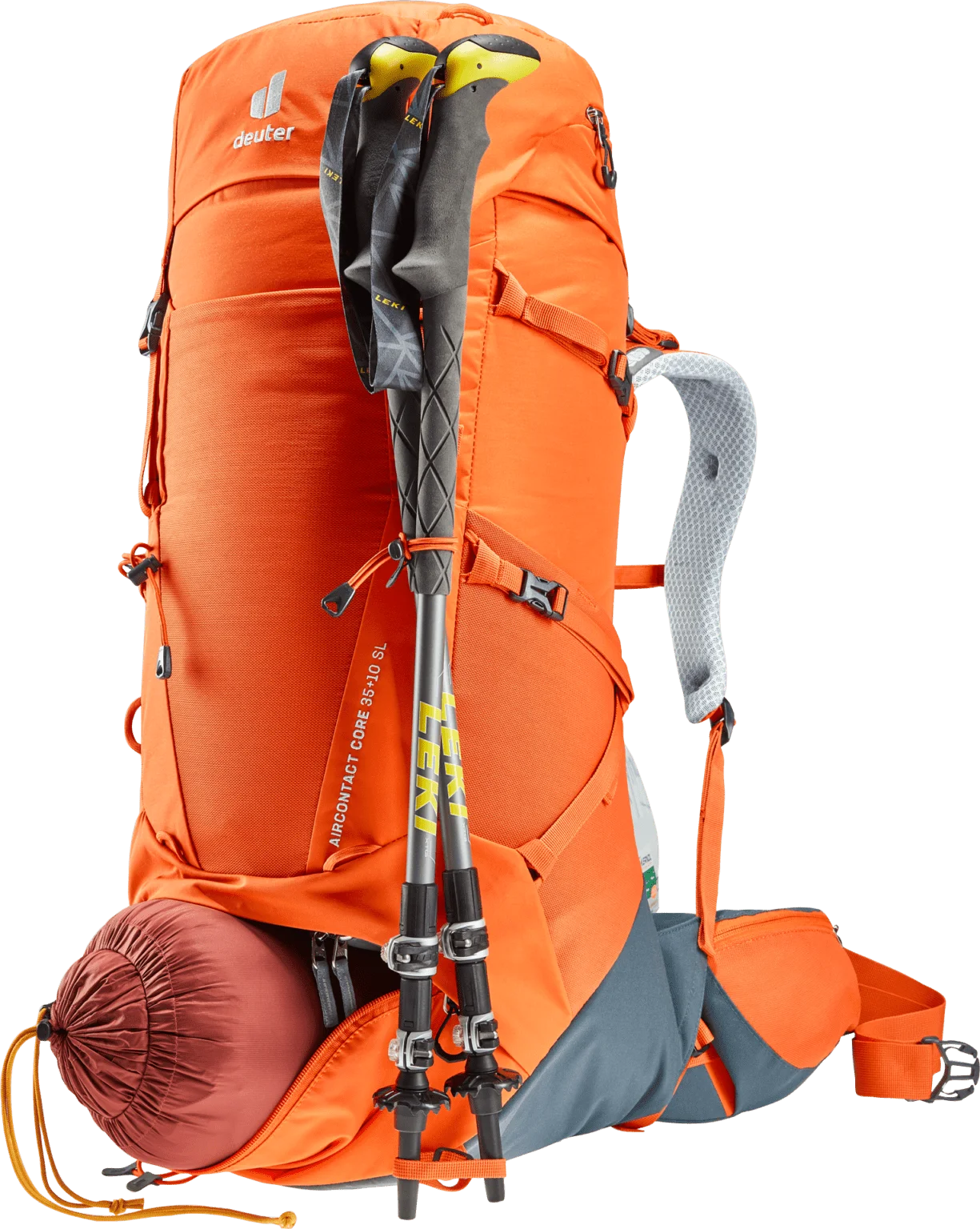 Mochila Aircontact Core 35 + 10 SL paprika-graphite – DEUTER