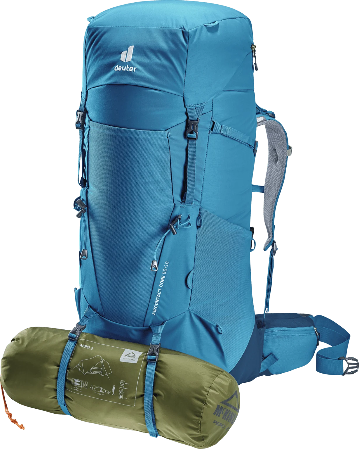 Mochila Aircontact Core 50 + 10 reef-ink – DEUTER