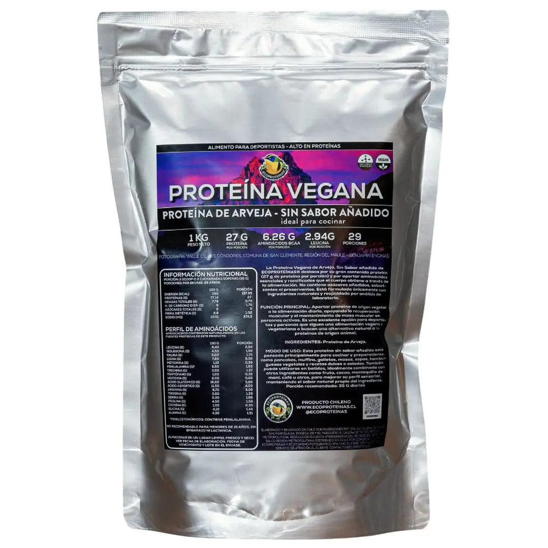 Proteína de Arveja 1 kg | Sin Sabor Añadido – EcoProteínas®
