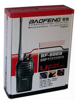 Radio Transmisor 2 Vias Baofeng Bf-666s Negro