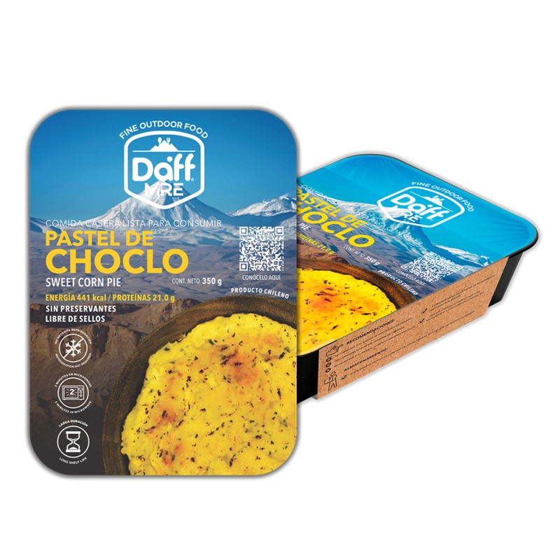 Pastel de Choclo Plato + Sachet Exhib. 350grs