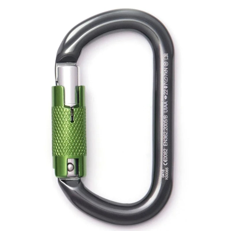 Mosquetón Aluminio Oval 3 Tiempos 22kN SYMMETRIC 3T – FIXE